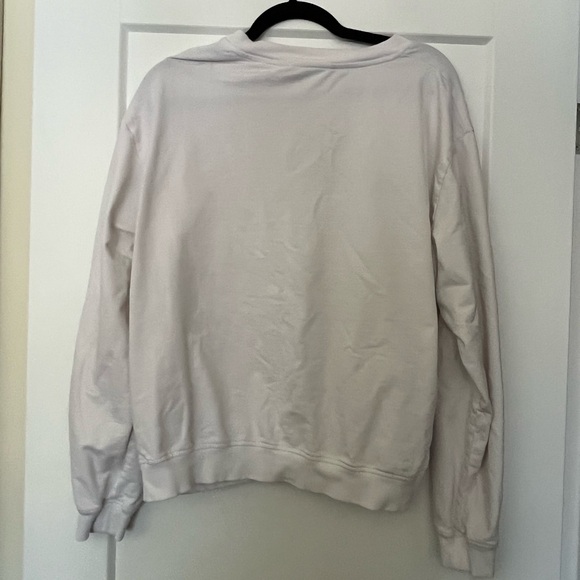 Love Moschino Boxy Fit Sweatshirt with Rainbow Heart Print Cotton 12 - Picture 4 of 7